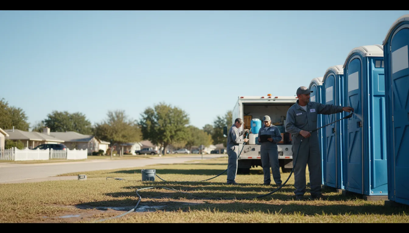 Long-Term Portable Toilet Rental in Gordon, GA near me